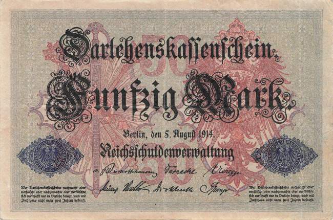 50 Mark 1914 ro.50b C